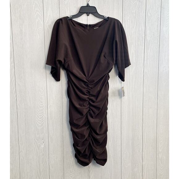 Taylor Brown Ruched Dress Size Small NWT - Picture 1 of 5